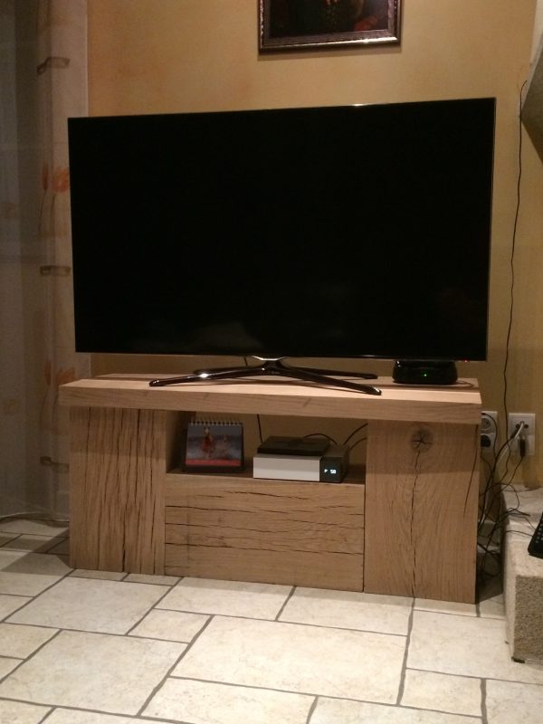 meuble TV chêne