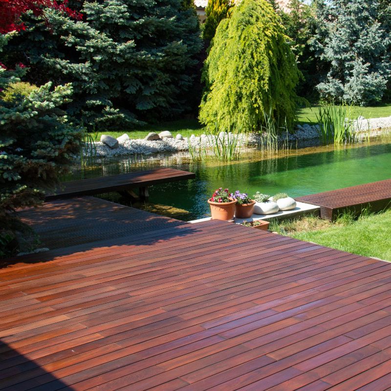 Lames de terrasse en Cumaru