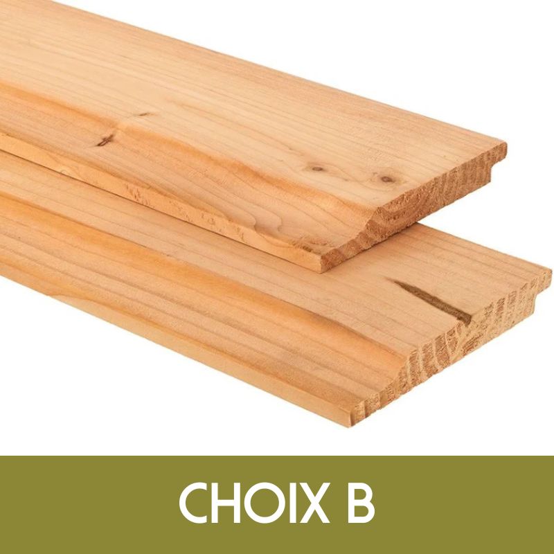 Bardage Douglas en Choix B