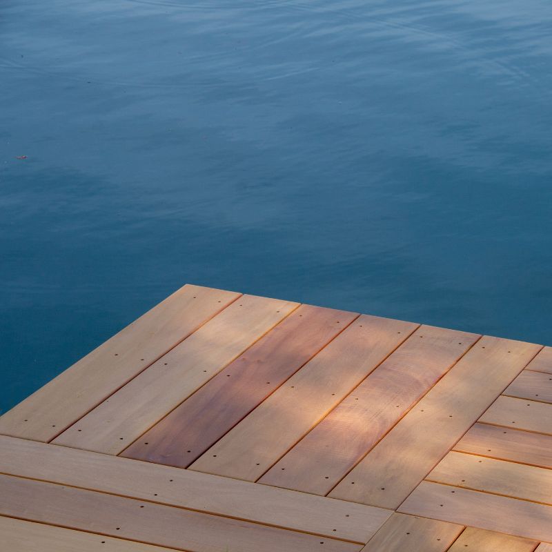 Lame de terrasse en bois exotique Garapa