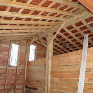 Ossature charpente en bois de sapin