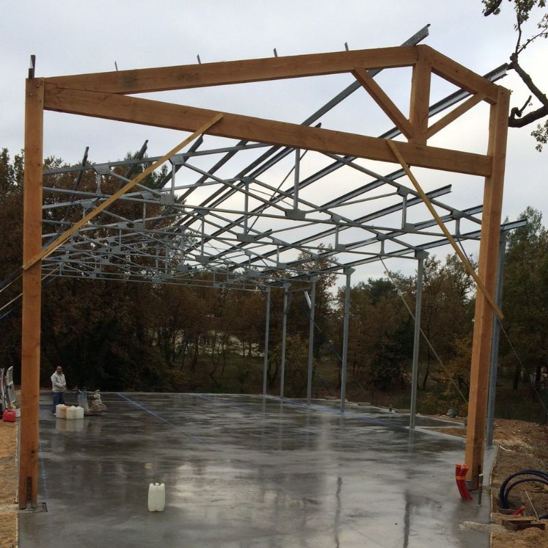 Bois de charpente en Spin