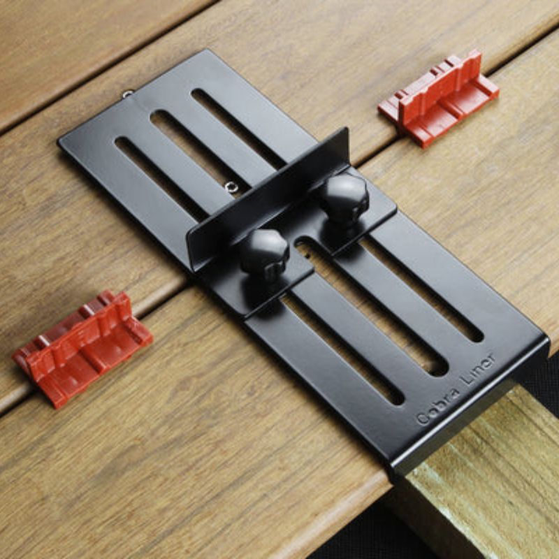 Gabarit de perçage pour terrasse en bois