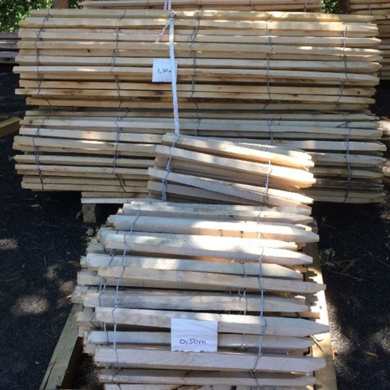 Ganivelles en châtaignier