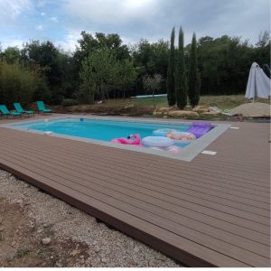 Projet de lames de terrasse en composite