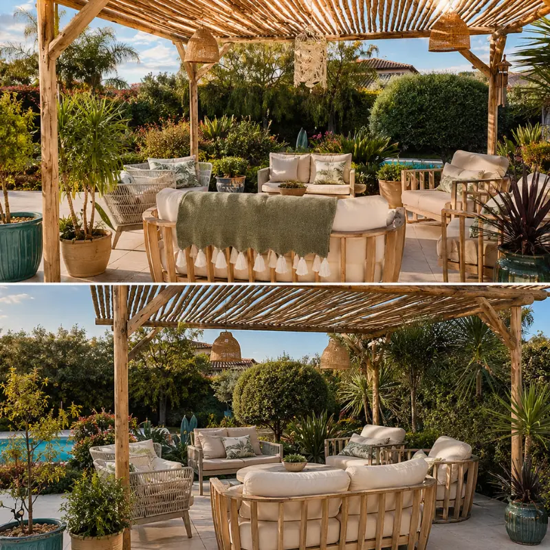 Pergolas en bois d'eucalyptus Var & Bois