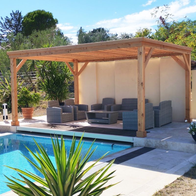 Projet pergolas en Douglas