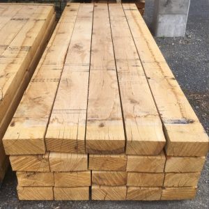 Traverses paysagères en bois de chêne non traité